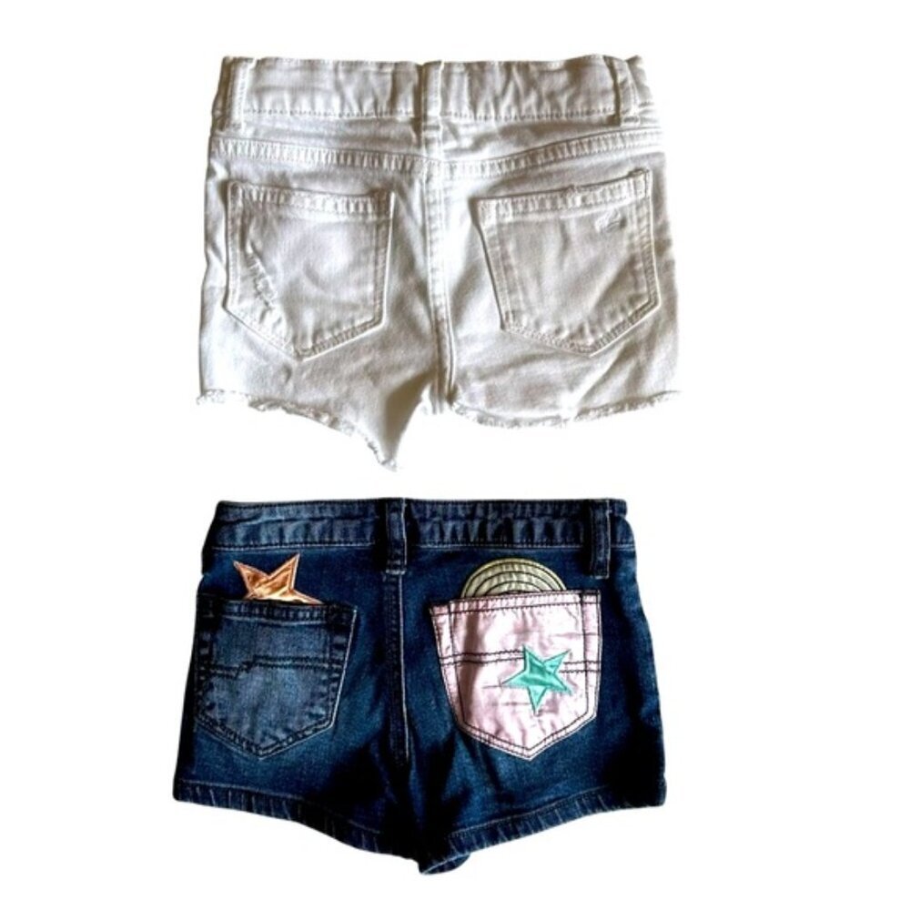 Marc Jacob’s & DL1961 | Little Girl Blue & White Denim Short Bundle Size 6 - Picture 2 of 8